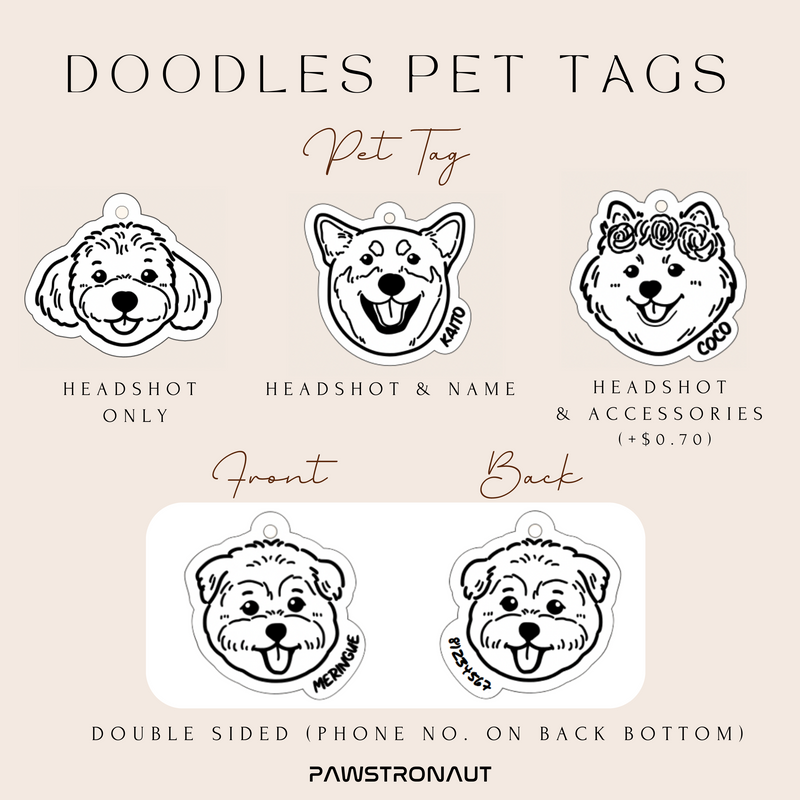 Doodle Pet Tag